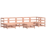 Set Salotto da Giardino 8 pz in Legno Massello di Douglas