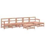 Set Salotto da Giardino 7 pz in Legno Massello di Douglas