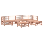 Set Salotto da Giardino 7 pz in Legno Massello di Douglas