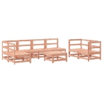 Set Salotto da Giardino 8 pz in Legno Massello di Douglas