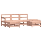 Set Salotto da Giardino 6 pz in Legno Massello di Douglas