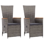 Set Mobili da Pranzo per Giardino 5 pz Grigio