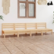Set Divani da Giardino 4 pz in Legno Massello di Pino