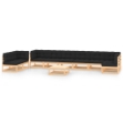 Set Salotto Giardino 10pz Cuscini Antracite Legno Massello Pino