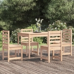 Set da Pranzo per Giardino 5 pz in Legno Massello di Pino