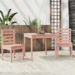 Set Bistrot da Giardino 3 pz in Legno Massello di Douglas