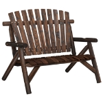 Set Divani da Giardino 5 pz in Legno Massello di Abete