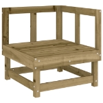 Set Salotto da Giardino 6 pz in Legno Impregnato di Pino