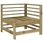 Set Salotto da Giardino 6 pz in Legno Impregnato di Pino