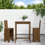 Set Bar da Giardino 3 pz ambra in Legno Massello di Pino
