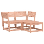 Set Divani da Giardino 3 pz in Legno Massello di Douglas