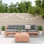 Set Divani Giardino 4 pz con Cuscini Legno Massello di Douglas