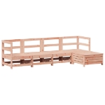 Set Divani da Giardino 5 pz in Legno Massello Abete Douglas
