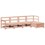 Set Divani da Giardino 5 pz in Legno Massello Abete Douglas