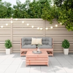 Set Divani da Giardino 3 pz in Legno Massello Abete Douglas