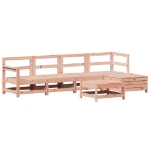 Set Divani da Giardino 6 pz in Legno Massello Abete Douglas