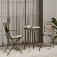 Set da Bistrot con Mosaico Terracotta e Bianco Ferro e Ceramica