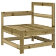 Set Salotto da Giardino 7 pz in Legno Impregnato di Pino