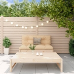 Set Salotto da Giardino 2 pz in Legno Massello di Pino