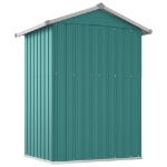 Capanno da Giardino Verde 126x97,5x177 cm Acciaio Zincato