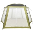 Tenda per Piscina in Tessuto 590x520x250 cm Verde