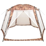 Tenda per Piscina in Tessuto 500x433x250 cm Mimetica