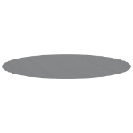 Telo Sotto Piscina Grigio Chiaro Ø366 cm Geotessile Poliestere