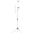 Doccia da Giardino con Treppiede 221 cm in Alluminio