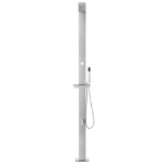 Doccia da Giardino 220 cm in Acciaio Inossidabile