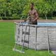 Bestway Scaletta per Piscina Flowclear a 4 Gradini 107 cm