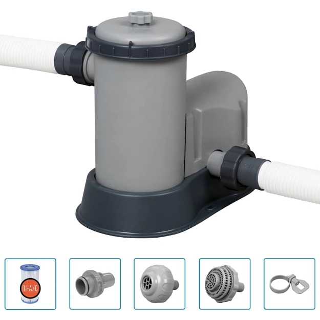 Bestway Pompa con Filtro per Piscina Flowclear 5678 L/h