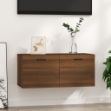 Mobile a Parete Rovere Marrone 80x36,5x35 cm Legno Multistrato