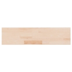 Ripiano 80x20x4 cm Legno Massello di Rovere Non Trattato