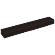 Ripiano Muro Marrone Scuro 60x10x6 cm Massello Rovere Trattato