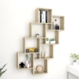 Mensola Parete Cubo Rovere Sonoma 90x15x119cm Legno Multistrato