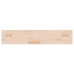 Ripiano 100x20x2,5 cm Legno Massello di Rovere Non Trattato