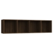 Libreria/Mobile TV Rovere Marrone 143x30x36cm Legno Multistrato