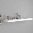 Scaffale a Parete Bianco 90x23,5x3,8 cm in MDF