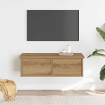 Armadietto a Muro Rovere Artigianale 60x26x18,5cm in Truciolato