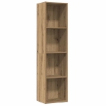 Libreria/Mobile TV Legno Antico 36x30x143 cm Legno Multistrato