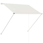 Tenda da Sole Retrattile 100x150 cm Crema
