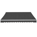 Tenda da Sole Pieghevole Manuale 450 cm Antracite