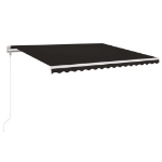 Tenda Automatica con Sensore Vento e LED 400x350 cm Antracite