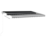 Tenda Automatica con Sensore Vento e LED 400x350 cm Antracite