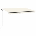Tenda da Sole Retrattile Automatica 450x300 cm Crema