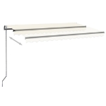 Tenda da Sole Retrattile Automatica 450x300 cm Crema
