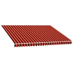 Tenda da Sole in Tela Arancione e Marrone 350x250 cm