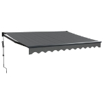 Tenda Sole Automatica Retrattile Antracite 3,5x2,5 m