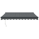 Tenda Sole Automatica Retrattile Antracite 3,5x2,5 m