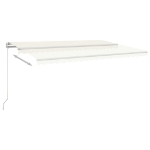 Tenda da Sole Retrattile Manuale 500x350 cm Crema